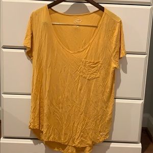 Yellow Hollister T shirt